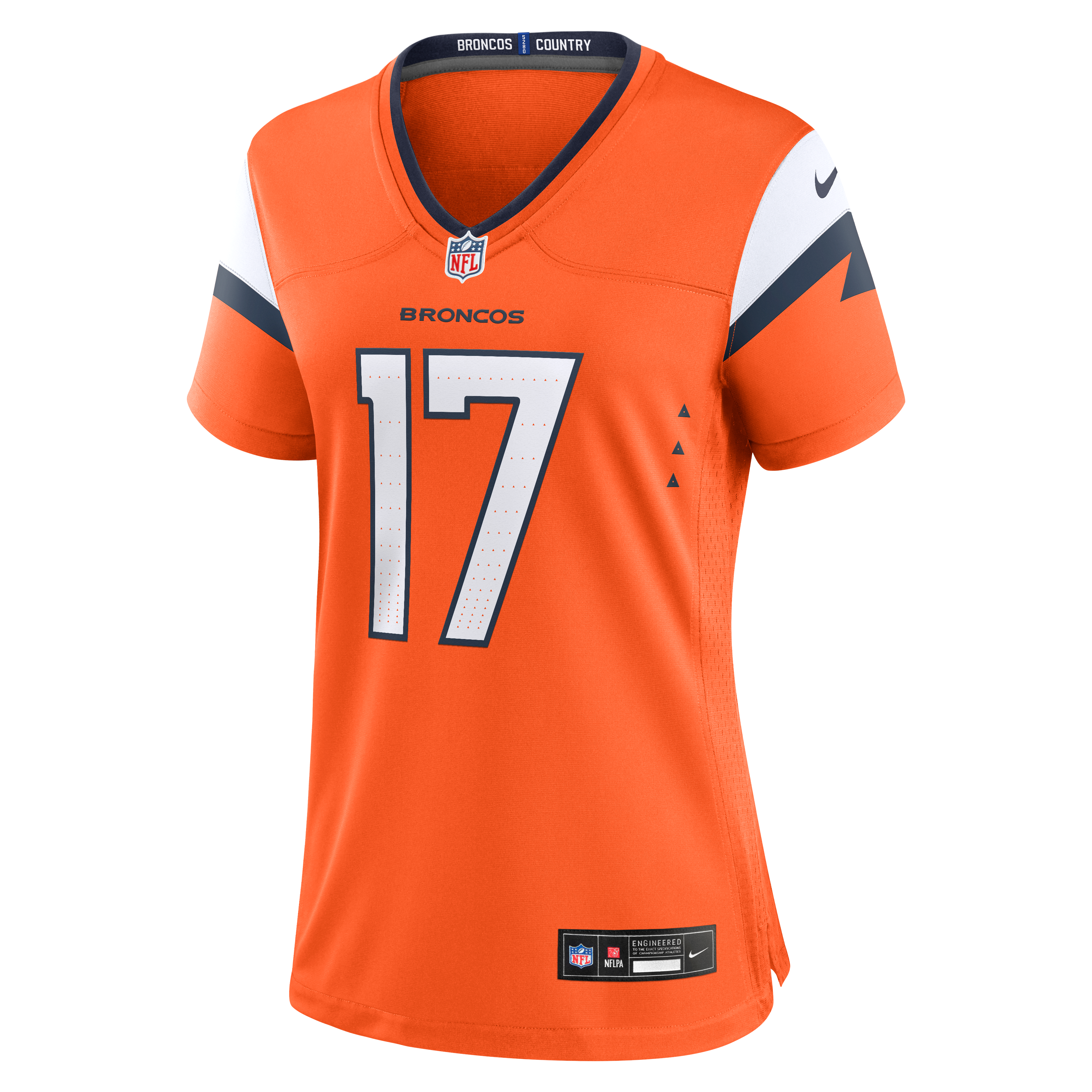 Women's Denver Broncos Liljordan Humphrey Nike Orange Team Game Jersey