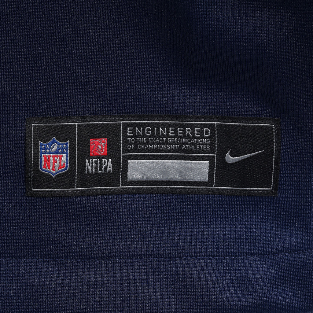 Men's New England Patriots Caleb Lomu Nike Navy 2026 Nfl Draft First Round Pick No 28 Team Game Jersey