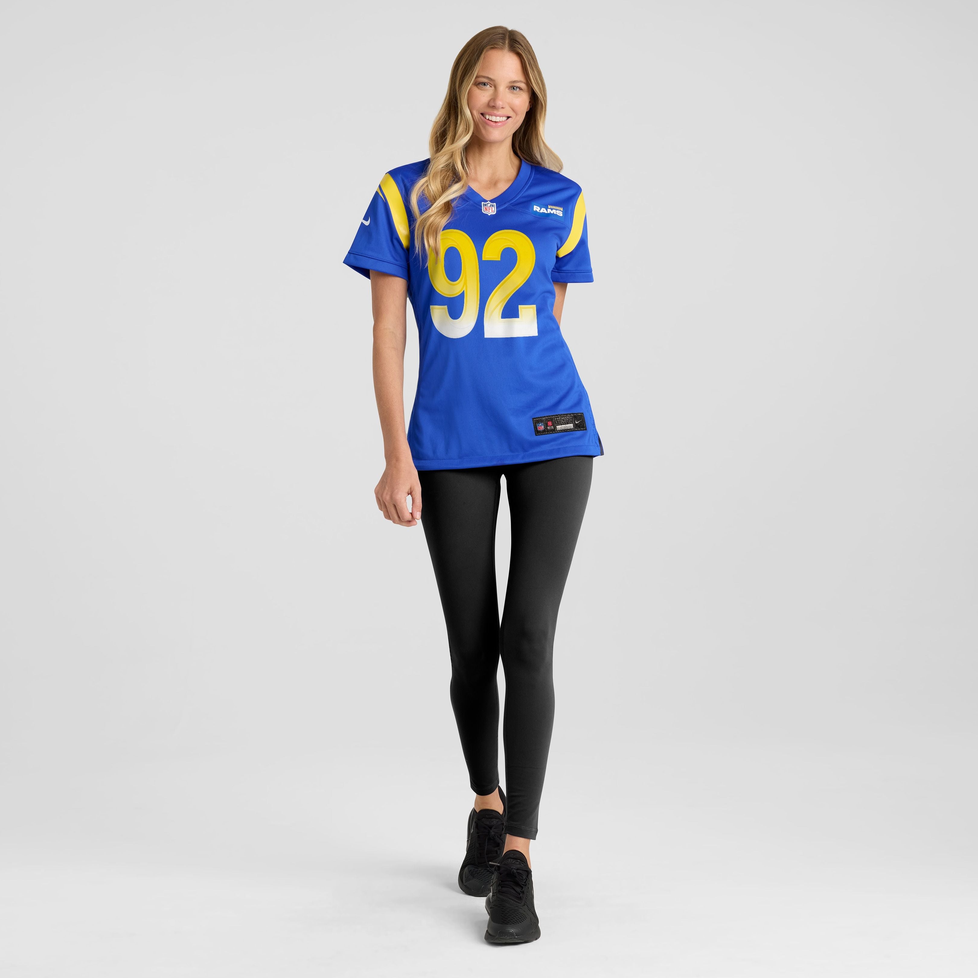 Women's Los Angeles Rams Harrison Mevis Nike Royal Team Game Jersey