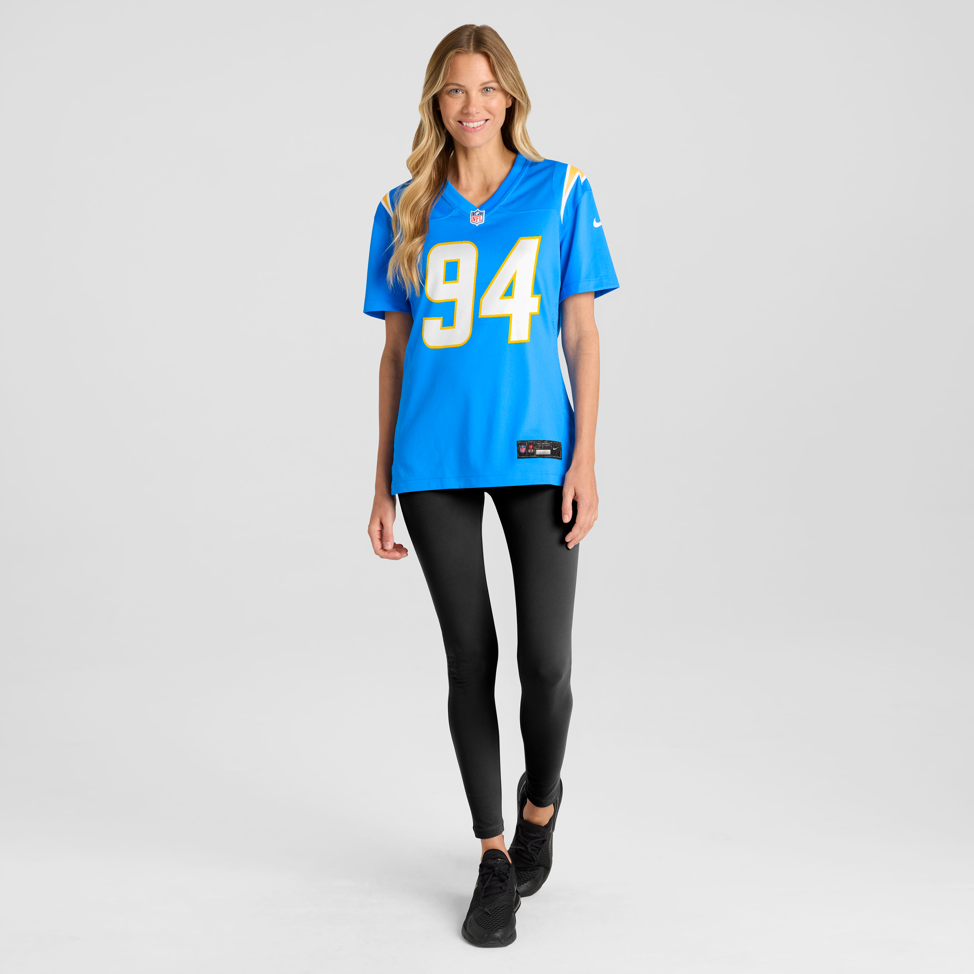 Women's Los Angeles Chargers Dalvin Tomlinson Nike Powder Blue Team Game Jersey