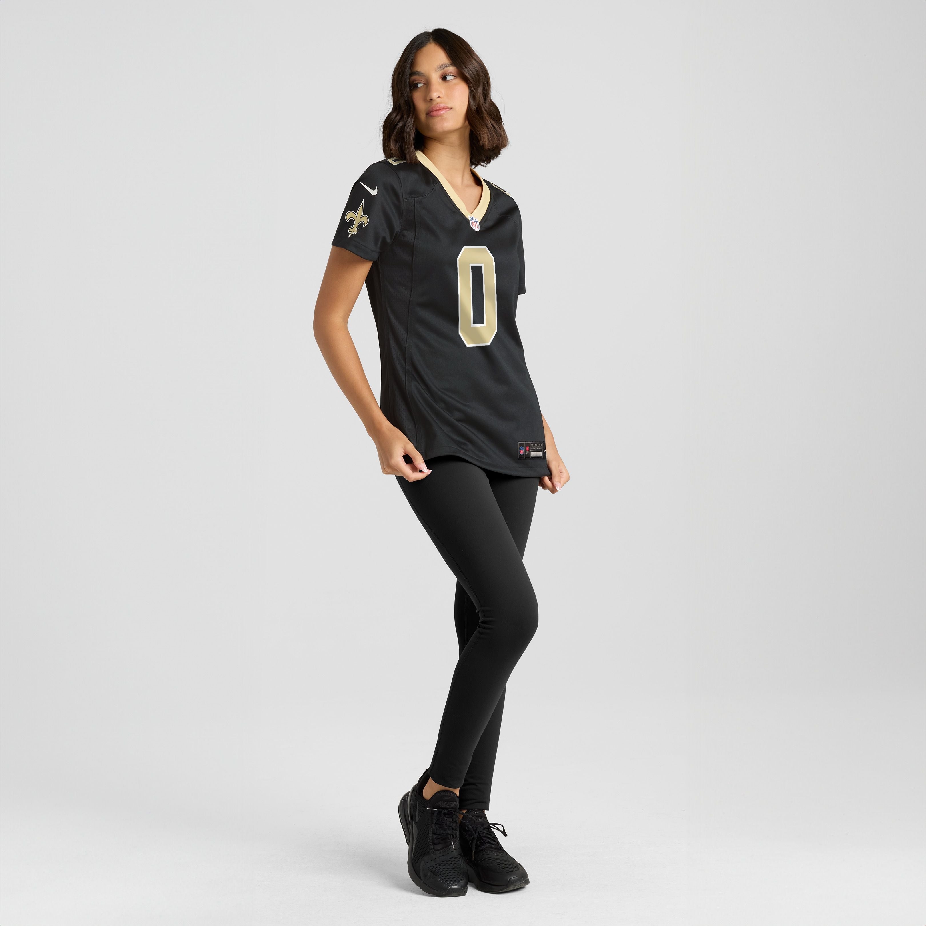 Women's New Orleans Saints Jordyn Tyson Nike Black Game Jersey