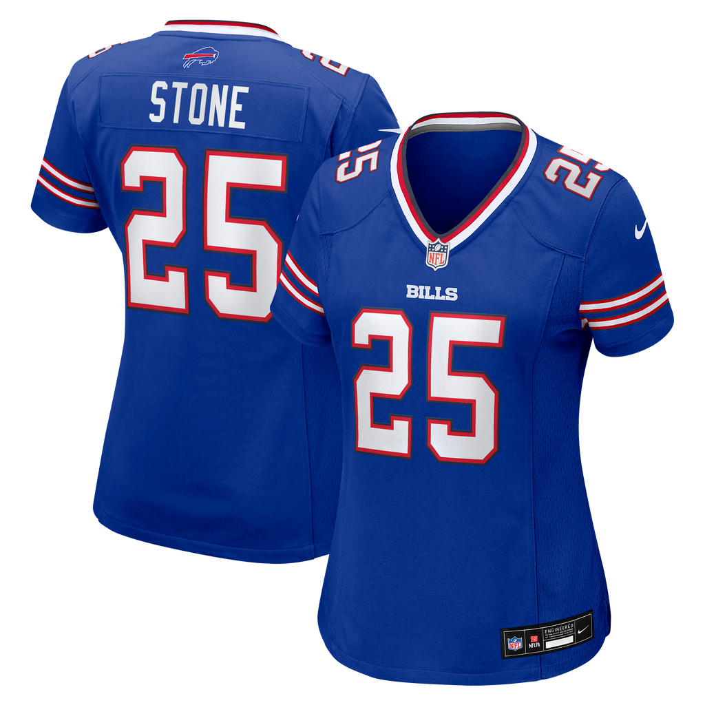 Women's Buffalo Bills Geno Stone Nike Royal Team Game Jersey