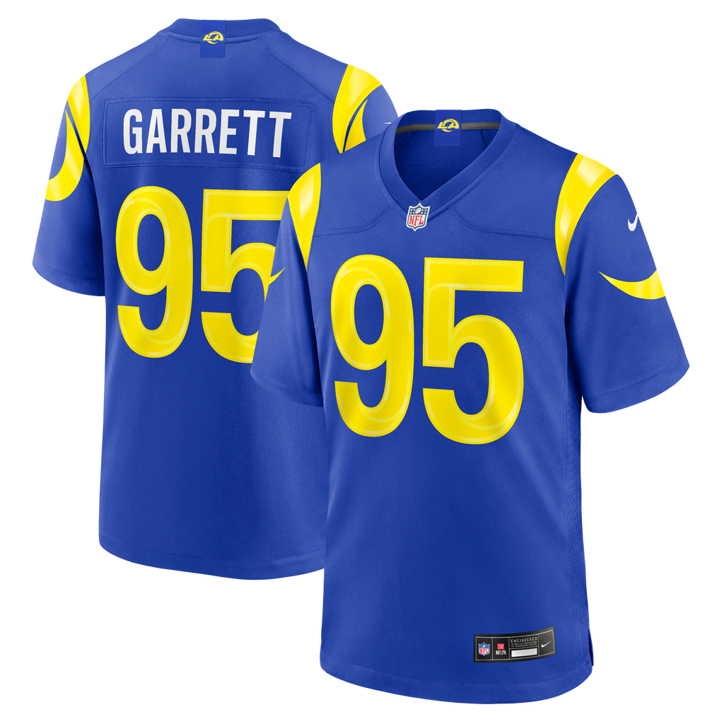 Men's Los Angeles Rams Myles Garrett Nike Royal Mens Nike Game Jersey