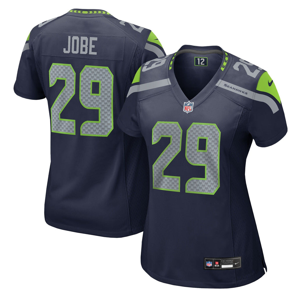 Women's Seattle Seahawks Josh Jobe Nike College Navy Team Game Jersey