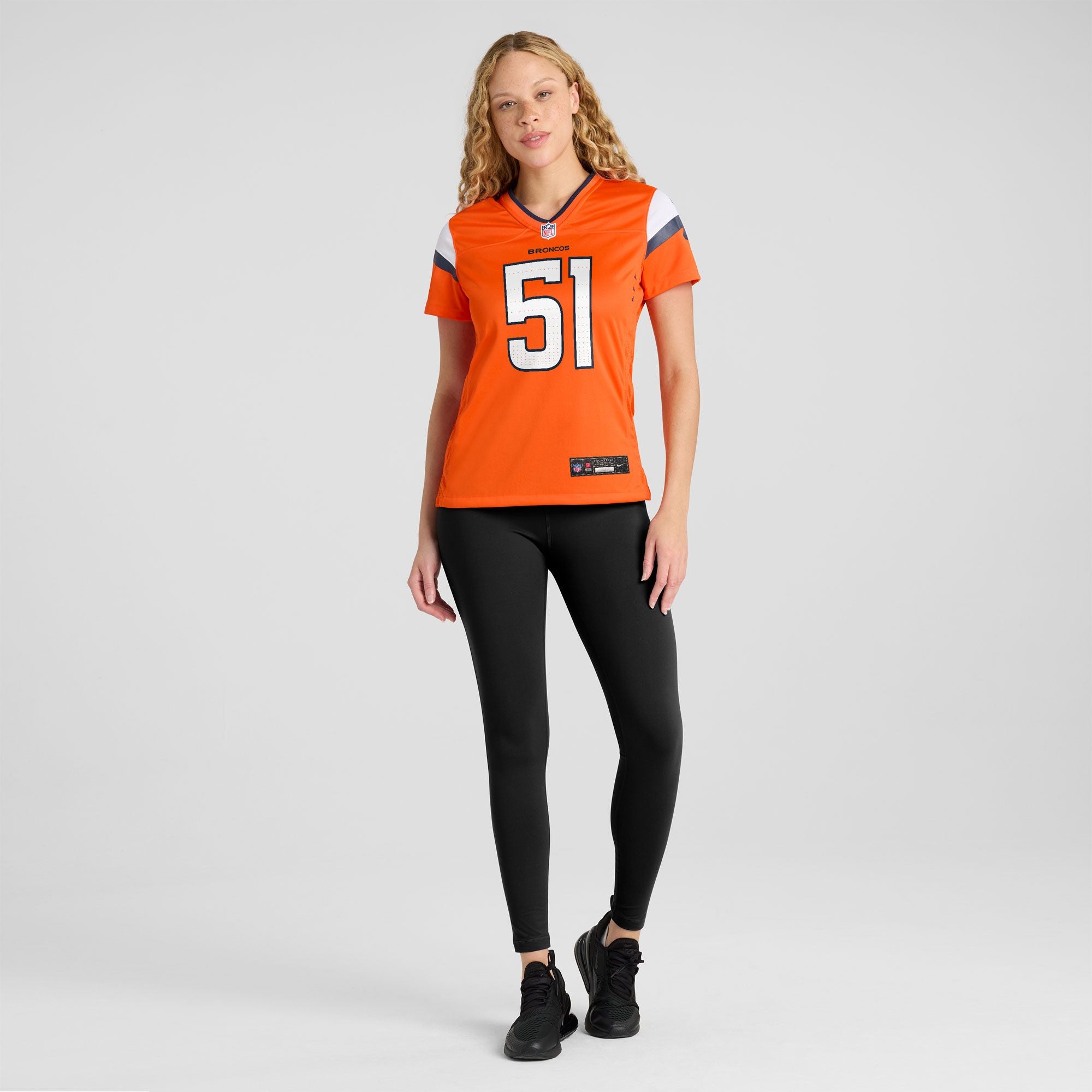 Women's Denver Broncos Que Robinson Nike Orange Team Game Jersey