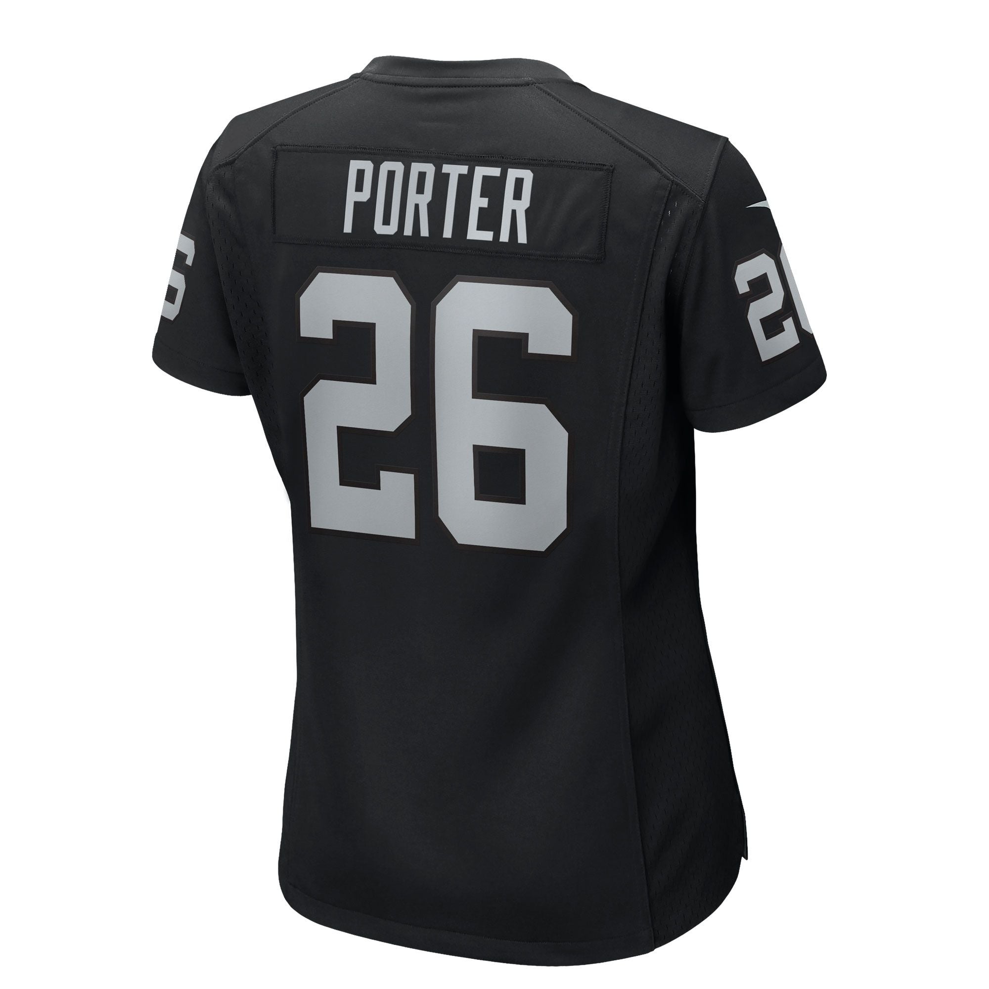 Women's Las Vegas Raiders Darien Porter Nike Black Team Game Jersey