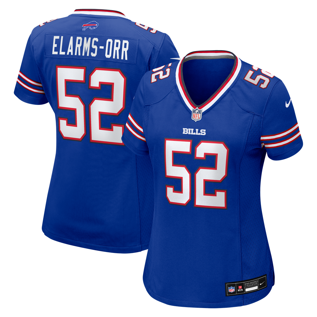 Women's Buffalo Bills Kaleb Elarms Orr Nike Royal Team Game Jersey