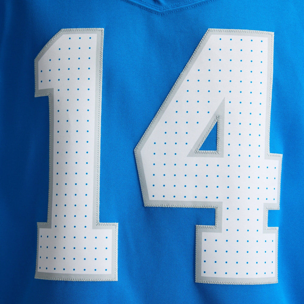 Men's Detroit Lions Amon Ra St Brown Nike Blue Team Vapor Fuse Stitched Limited Jersey
