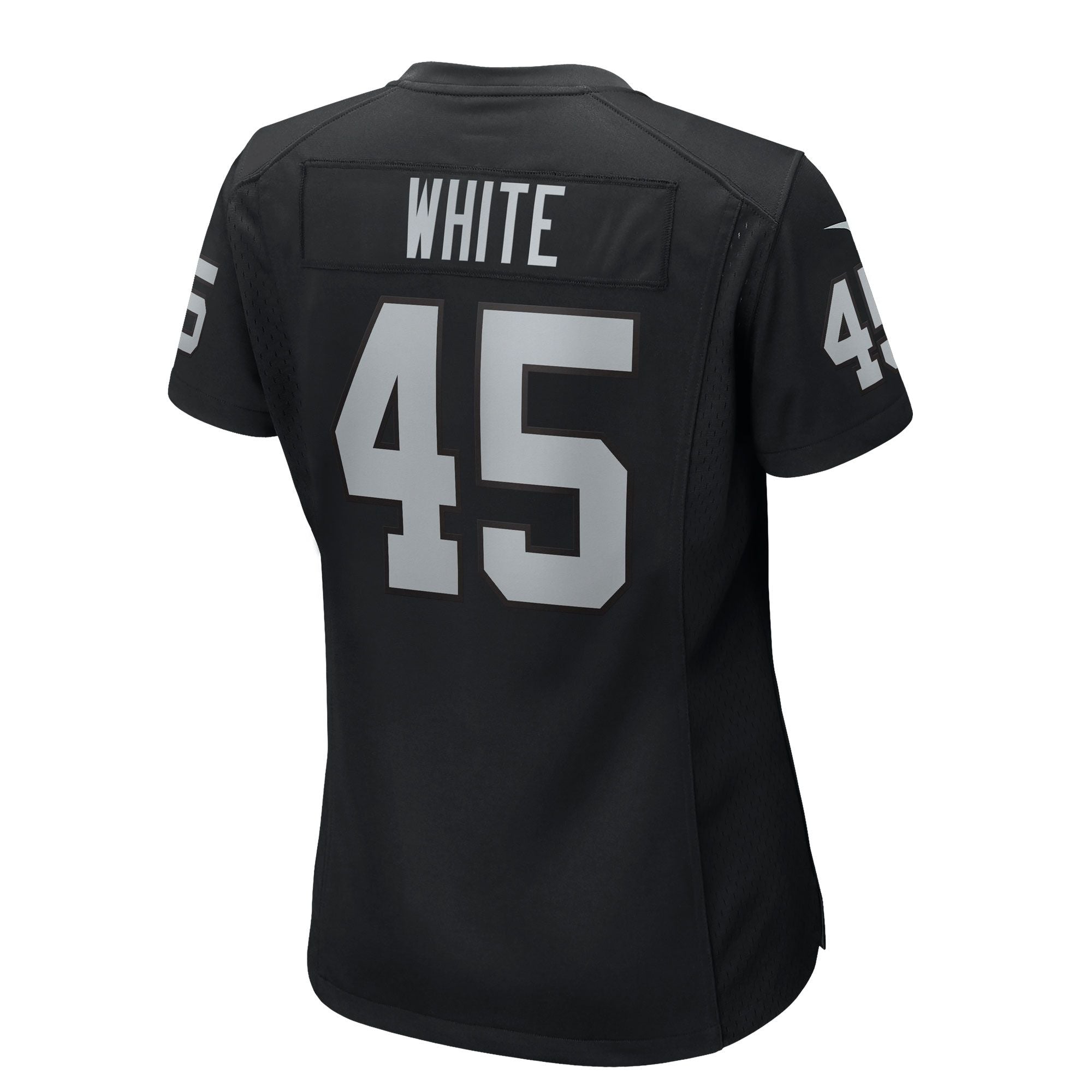 Women's Las Vegas Raiders Devin White Nike Black Team Game Jersey