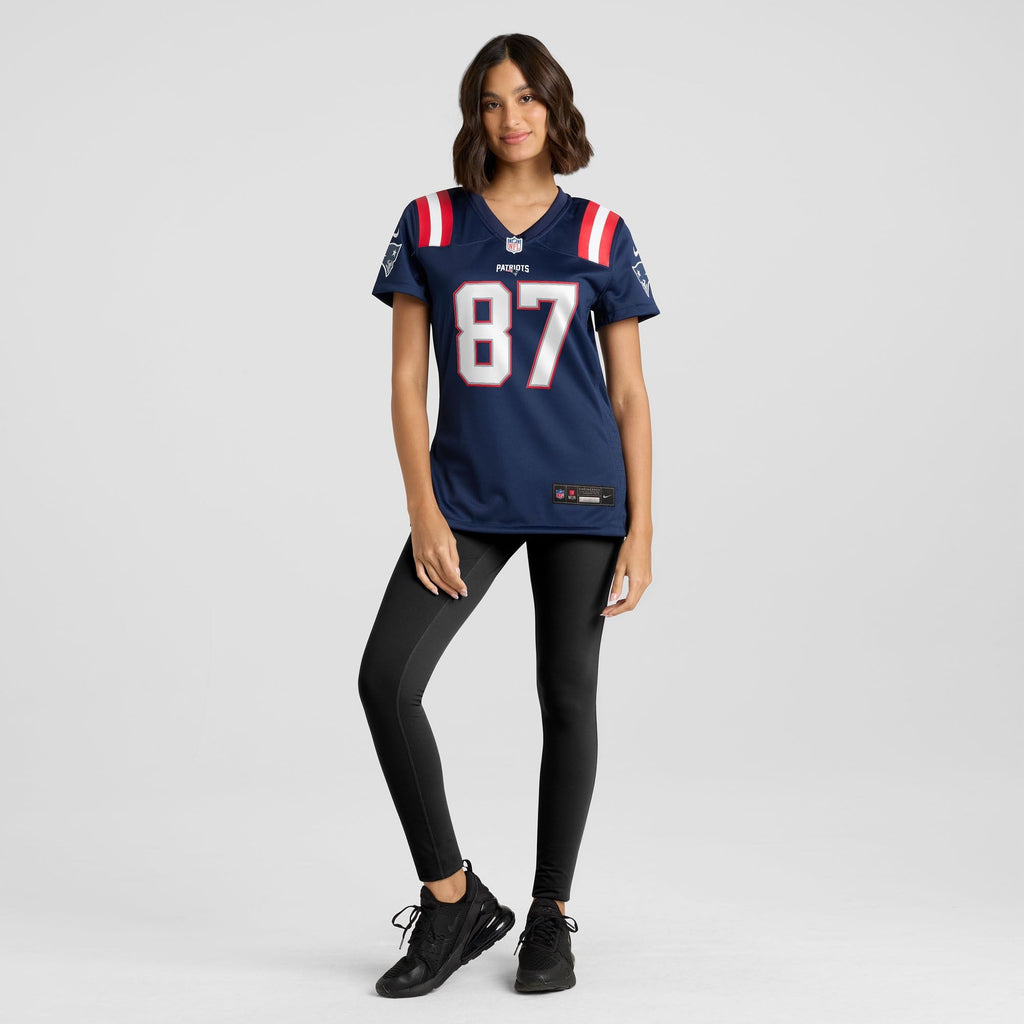 Women's New England Patriots Rob Gronkowski Nike Navy Team Retired Player Game Jersey