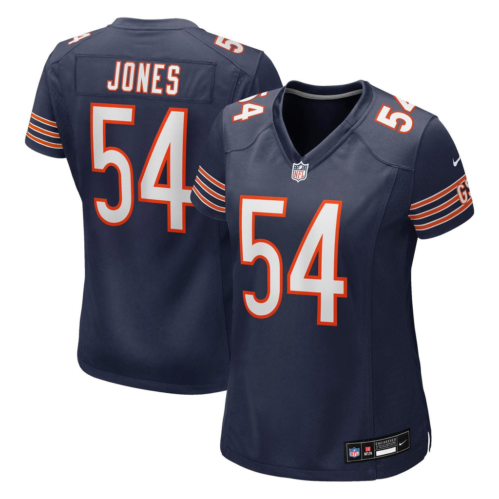 Women's Chicago Bears Logan Jones Nike Navy Team Game Jersey