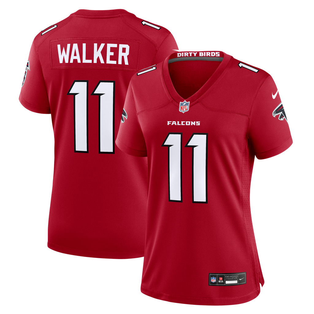 Women's Atlanta Falcons Jalon Walker Nike Red Game Jersey