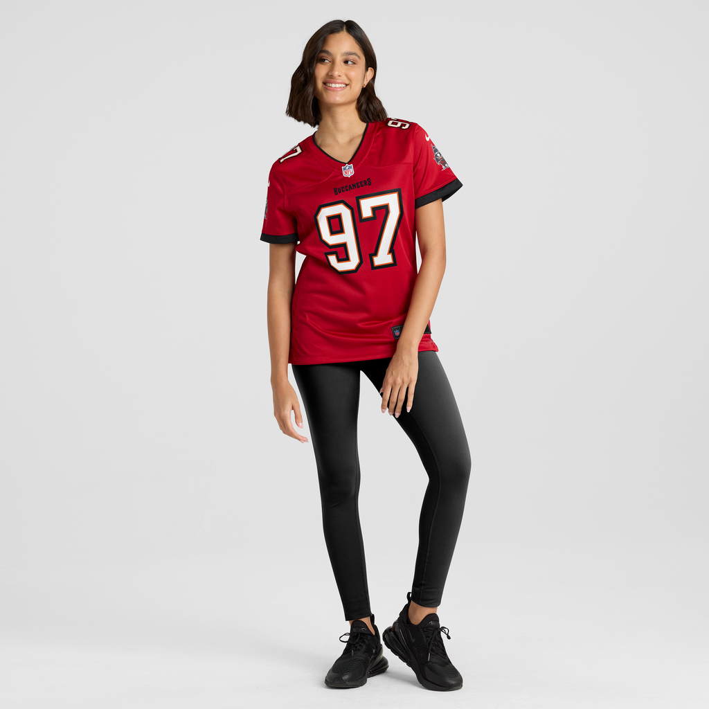 Women's Tampa Bay Buccaneers Al Quadin Muhammad Nike Red Team Game Jersey