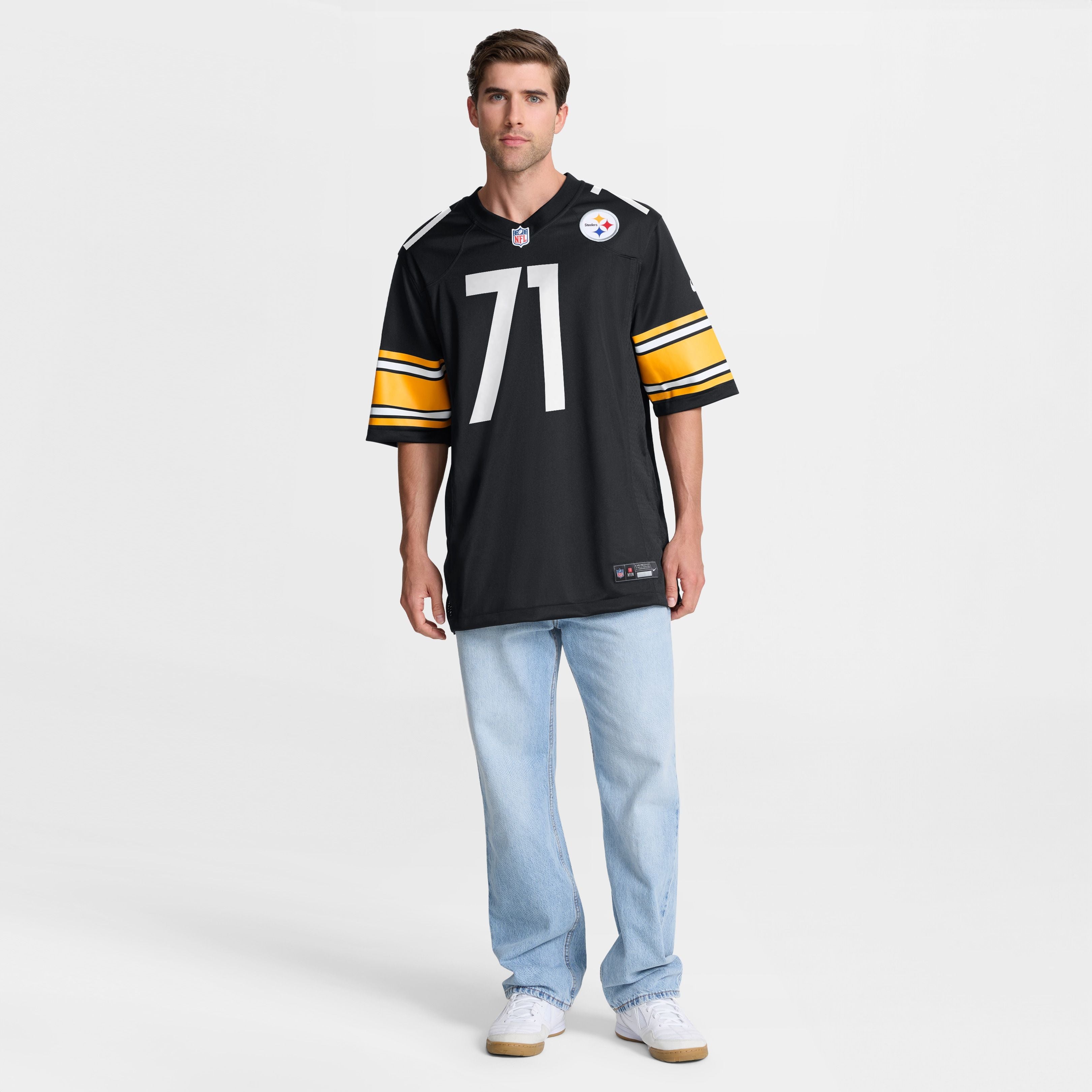Men's Pittsburgh Steelers Max Iheanachor Nike Black 2026 Nfl Draft First Round Pick No 21 Team Game Jersey