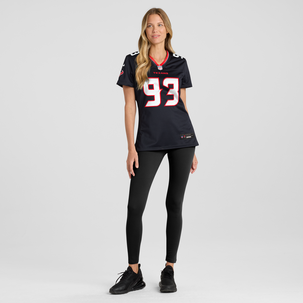 Women's Houston Texans Kayden Mcdonald Nike Navy Team Game Jersey