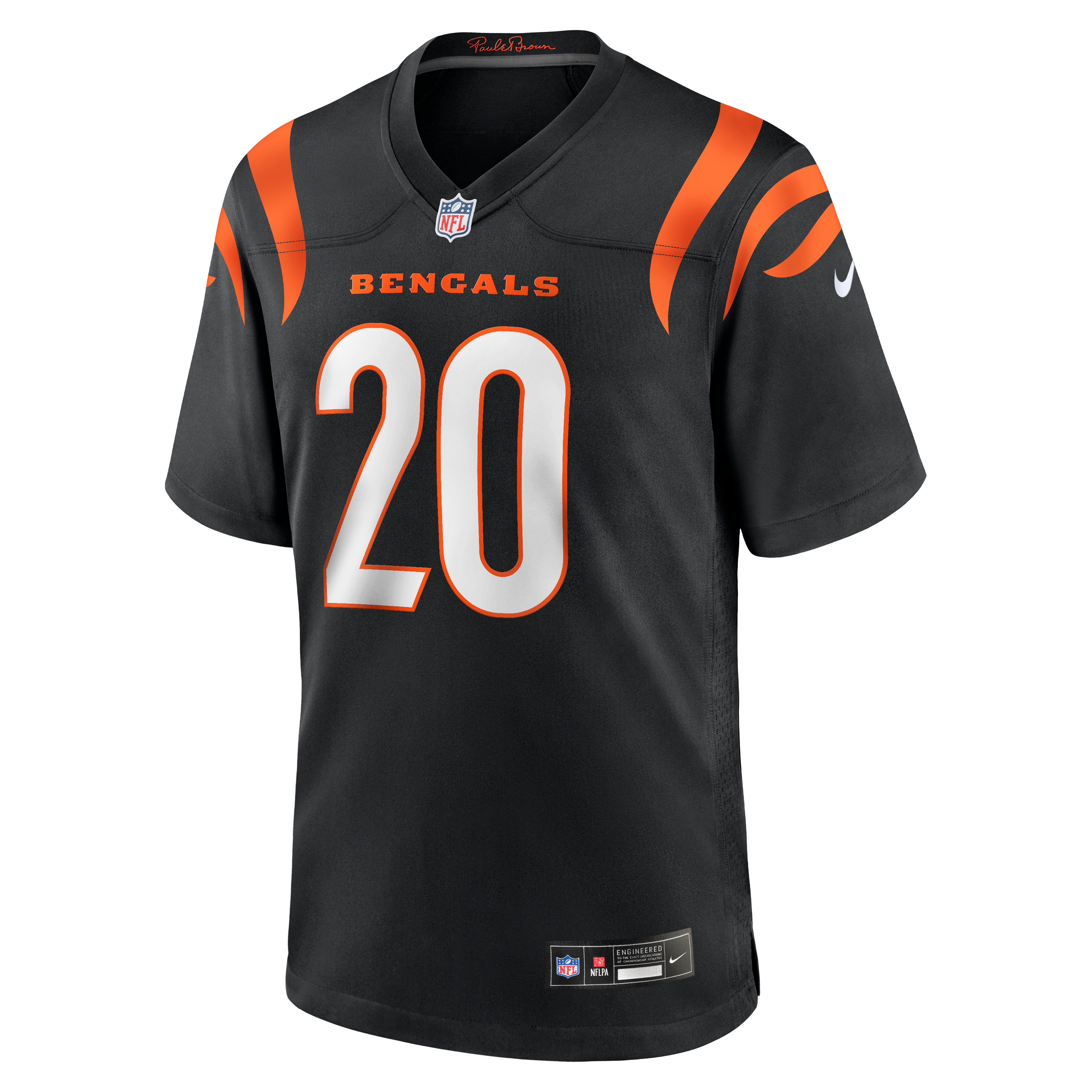 Men's Cincinnati Bengals Lemar Parrish Nike Black Team Retired Game Jersey