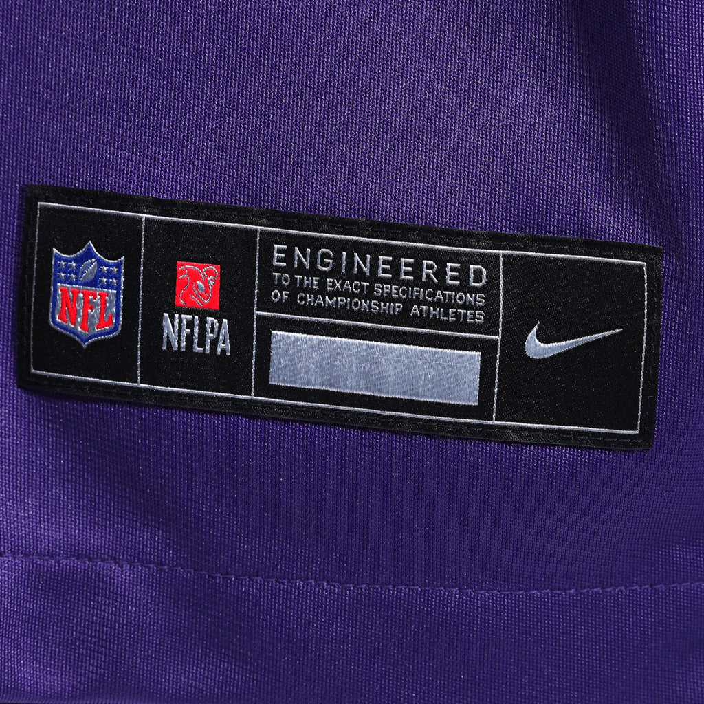 Men's Minnesota Vikings Caleb Banks Nike Purple 2026 Nfl Draft First Round Pick No 18 Team Game Jersey
