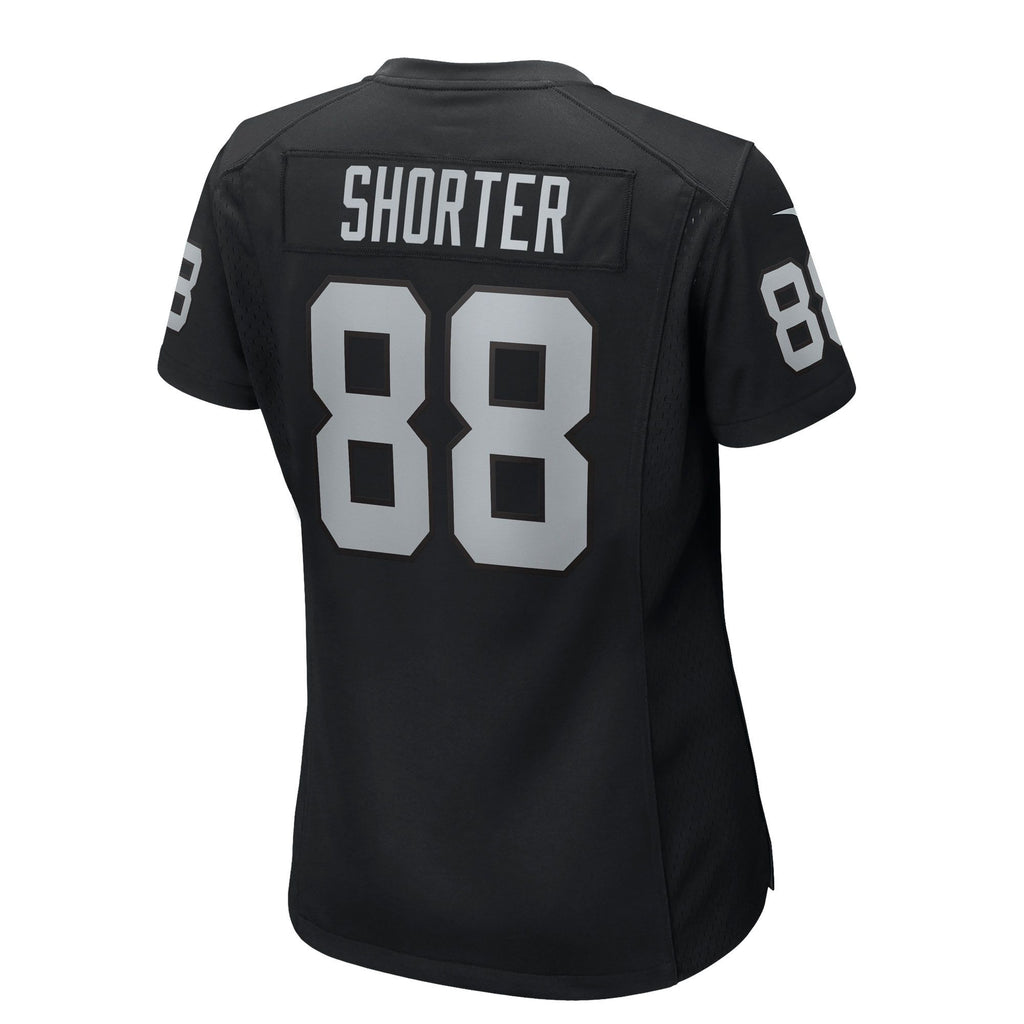 Women's Las Vegas Raiders Justin Shorter Nike Black Team Game Jersey
