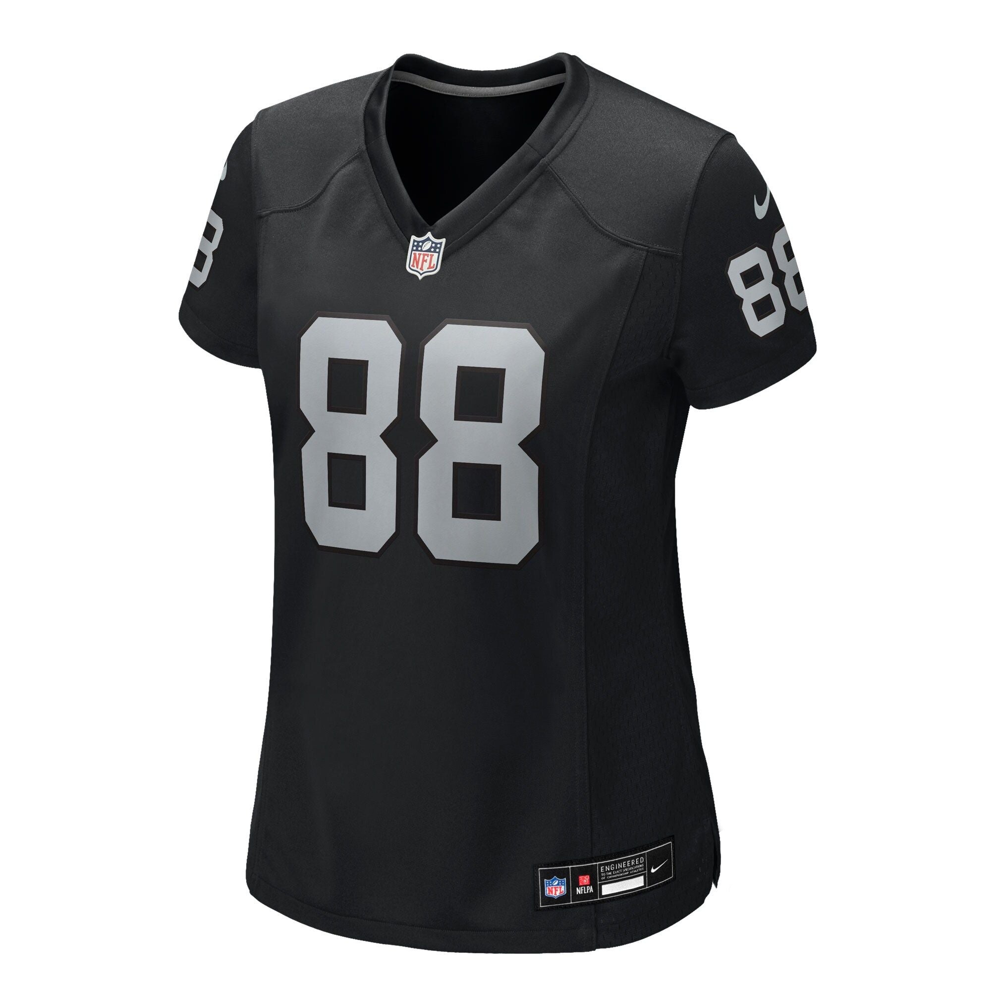 Women's Las Vegas Raiders Justin Shorter Nike Black Team Game Jersey