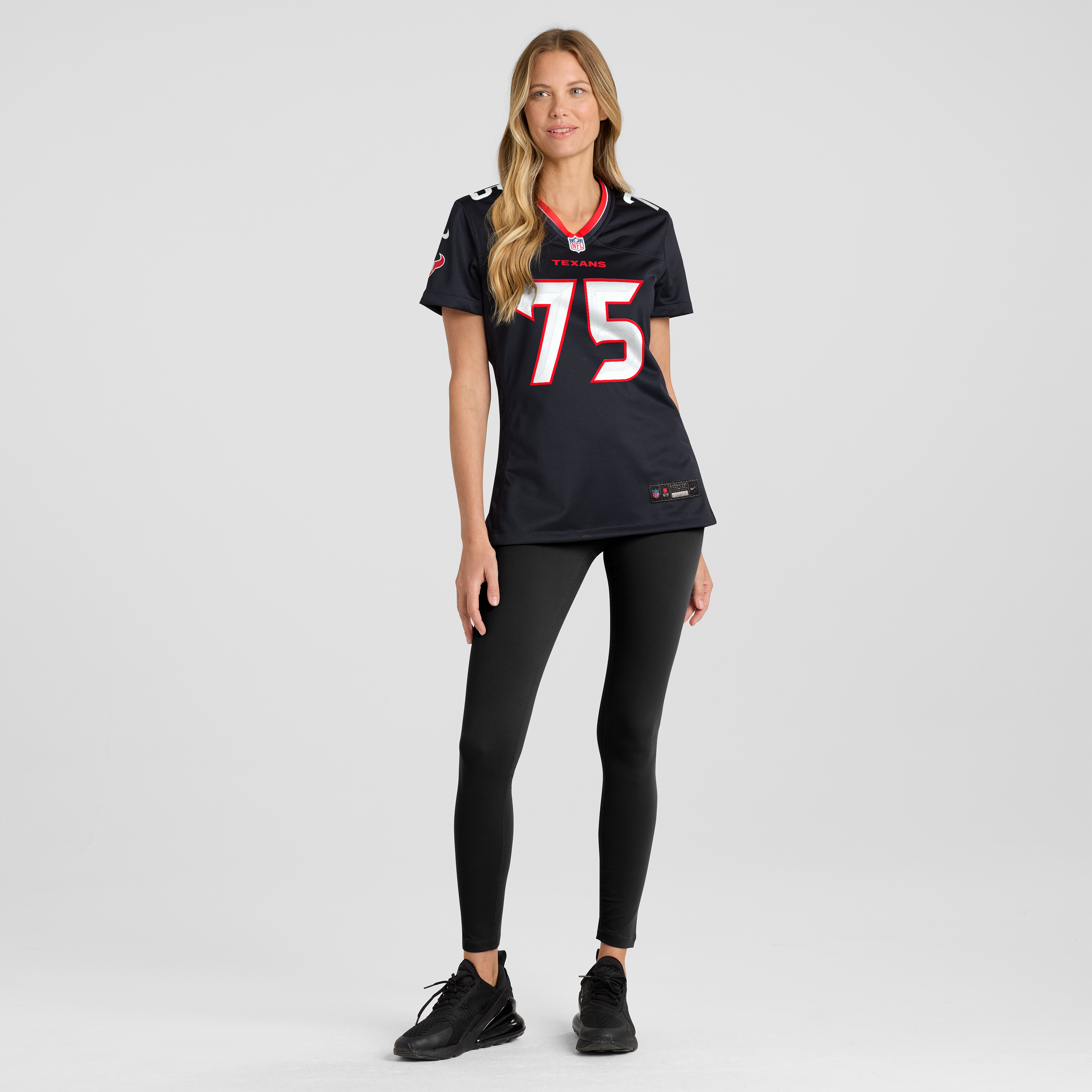 Women's Houston Texans Wyatt Teller Nike Navy Team Game Jersey