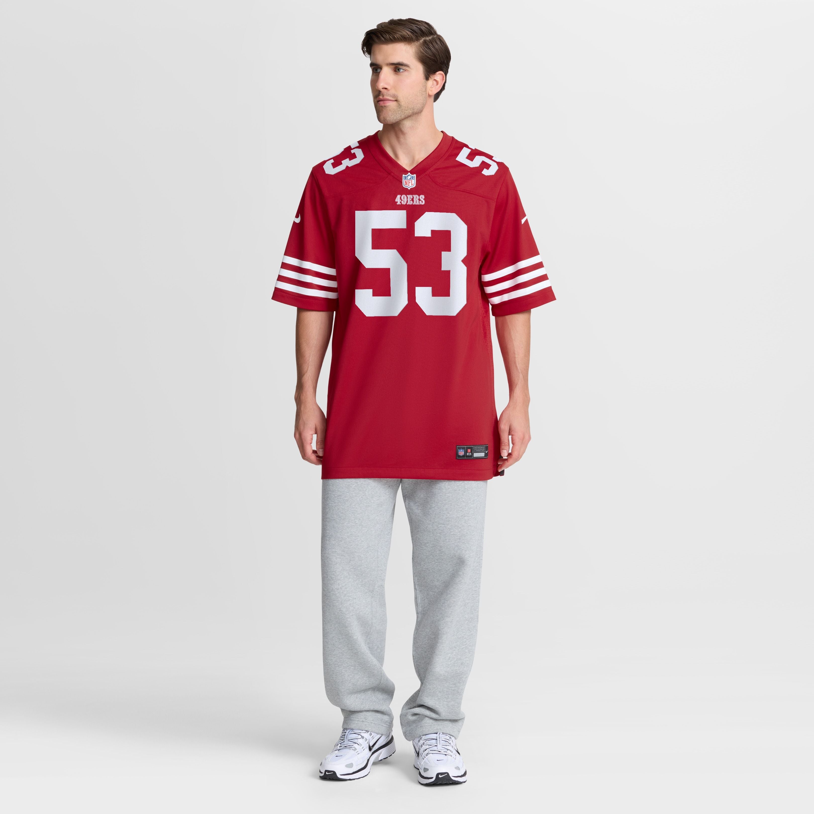 Men's San Francisco 49Ers Jaden Dugger Nike Scarlet Team Game Jersey