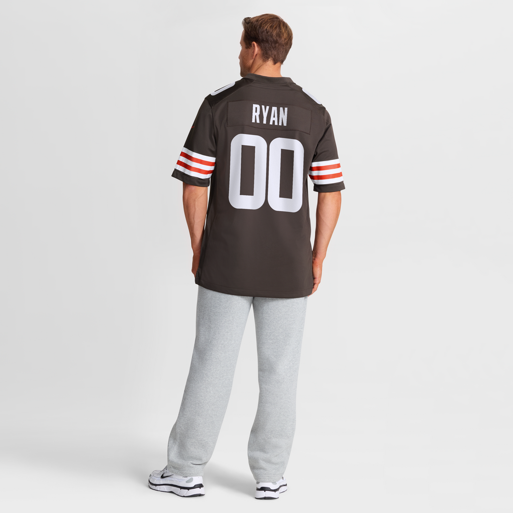 Men's Cleveland Browns Carsen Ryan Nike Brown Game Jersey