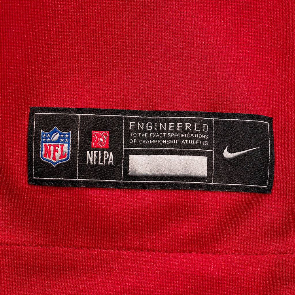 Men's Kansas City Chiefs Garrett Nussmeier Nike Red Game Jersey