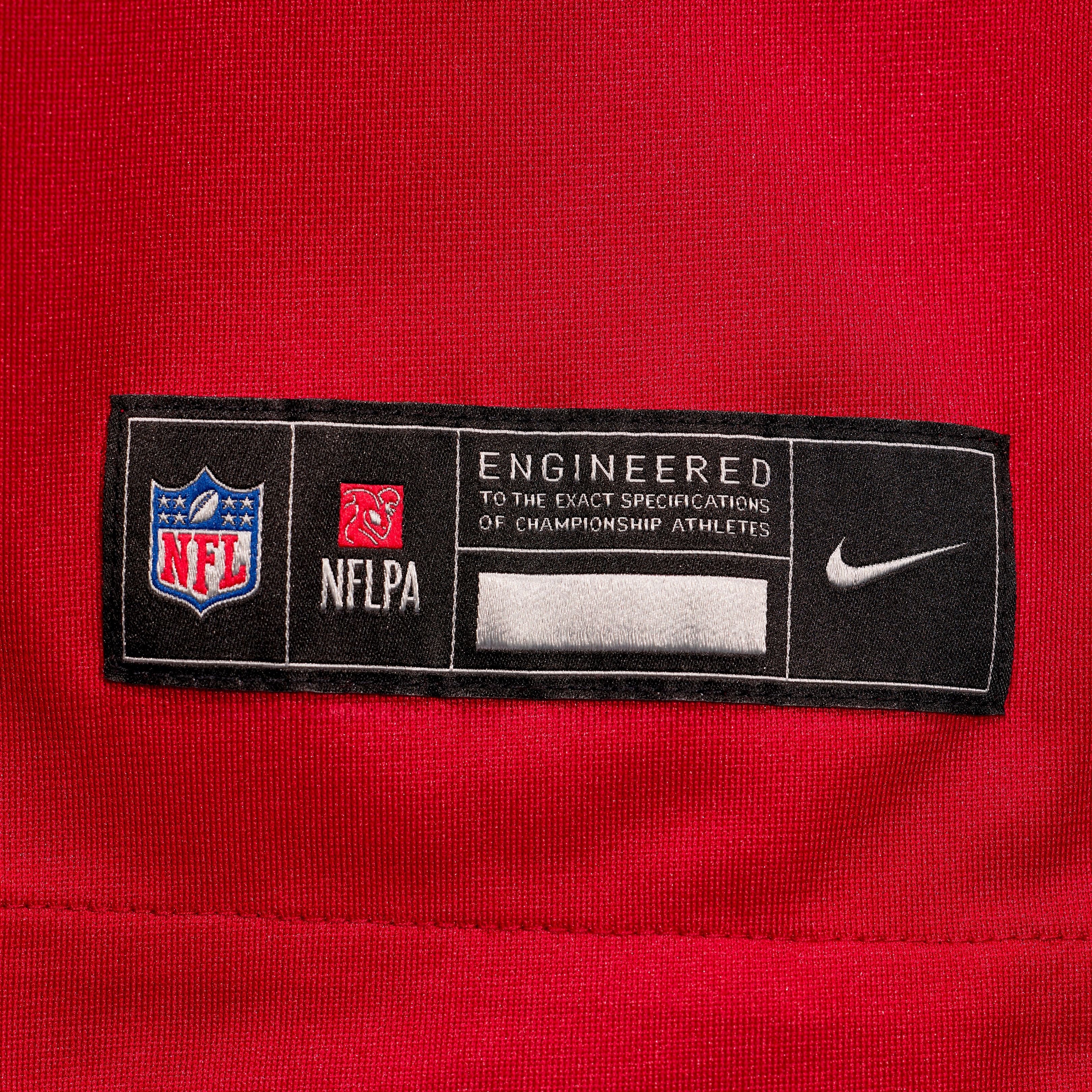 Men's Kansas City Chiefs Garrett Nussmeier Nike Red Game Jersey