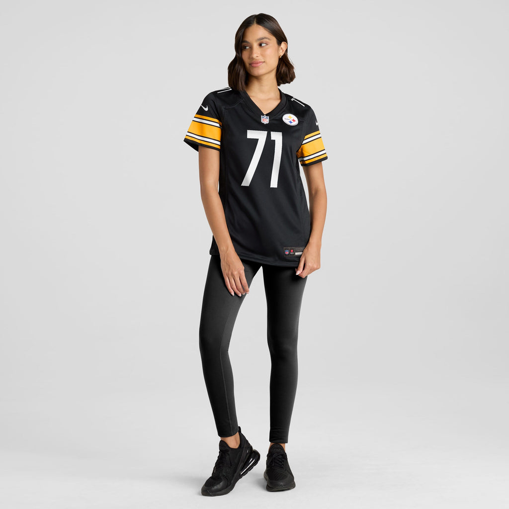 Women's Pittsburgh Steelers Max Iheanachor Nike Black Team Game Jersey
